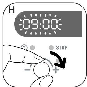 ROWENTA OR 9080 GOURMET PRO - 6·Mise à l'heure de l'horloge - 2