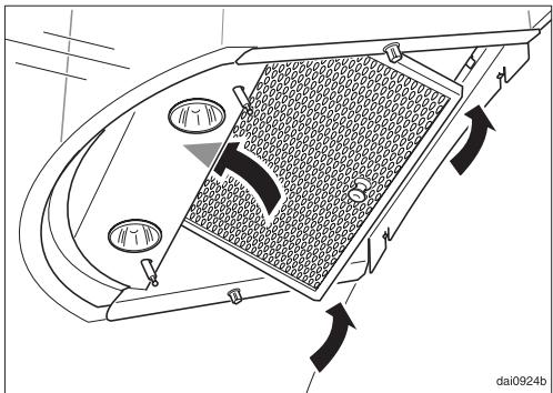 MIELE DA249-4 SYSTEME DE VENTILATION - Insérer le filtré àGRAisses - 1