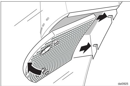 MIELE DA249-4 SYSTEME DE VENTILATION - Insérer le couvercle décoratif - 1