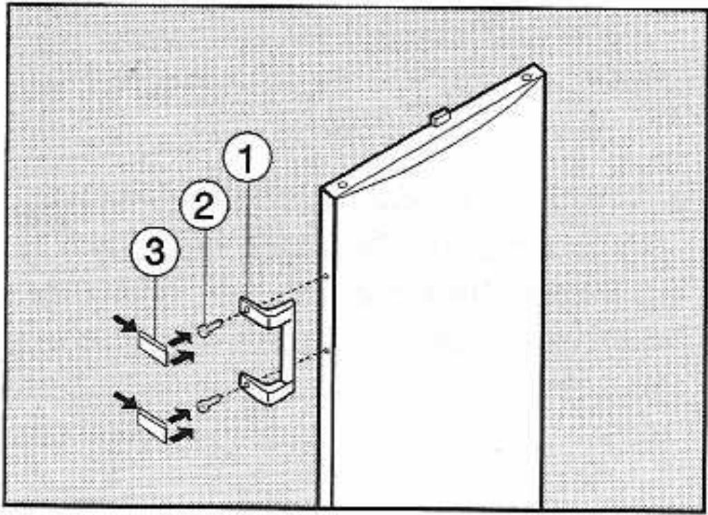 MIELE KT 3428 SD - Fixation des poignées - 1
