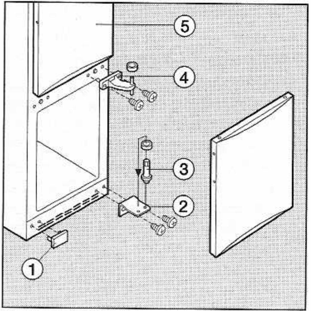 MIELE KT 3428 SD - Inversion du sens d'ouverture de porte - 1