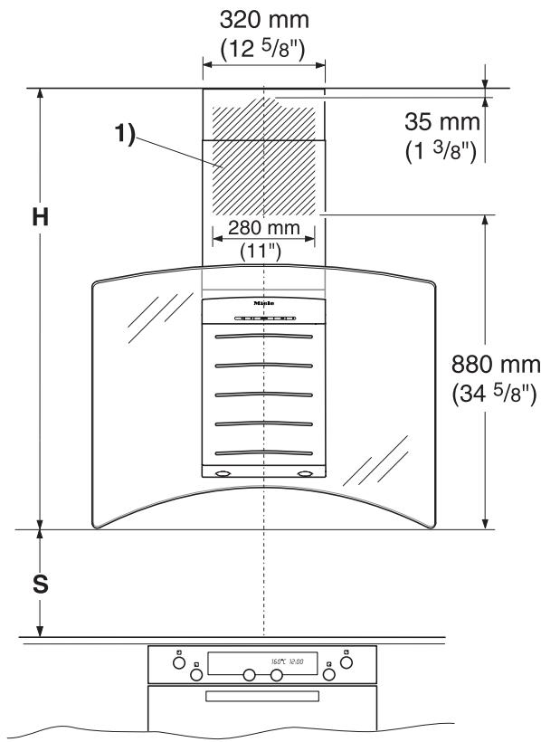 MIELE DA289-4 SYSTEME DE VENTILATION - Important - 1