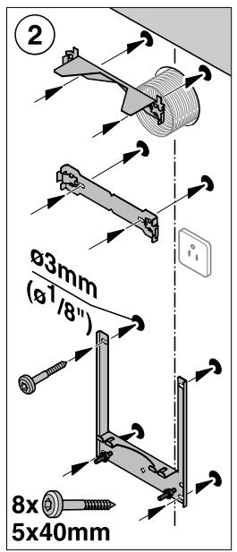 MIELE DA 398-5 - INSTALLATION MANUAL - Installation diagram - Schéma d'installation - Diagrama de instalación - 3