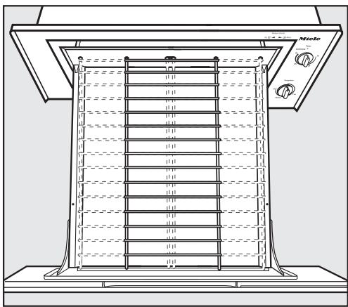 MIELE ESW 4700 - Chargement du tiroir chauffe-plat - 2