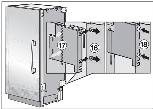 MIELE K 1911 SF - Installation de la plaque de chauffage - 3