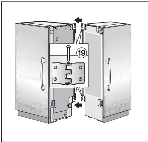 MIELE K 1911 SF - Conexión de los aparatos - 1