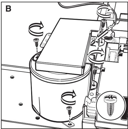 MIELE K 302 - Abaisser l'élément chauffant - 13