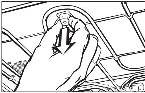 MIELE K 302 - Baje el elemento de calentimiento - 1