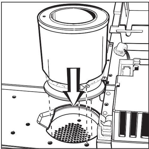 MIELE K 302 - Abaisser l'élément chauffant - 8