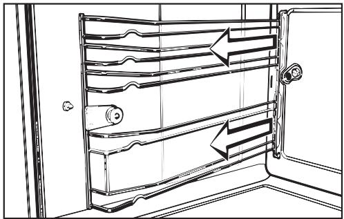 MIELE K 302 - Desmonte las correderas - 2