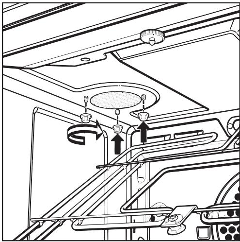 MIELE K 302 - Lower the heating element - 9