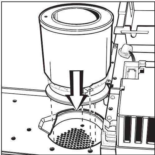 MIELE K 302 - Lower the heating element - 8