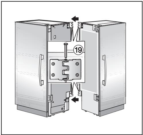 MIELE KF 1801 SF - Connexion des appareils - 1