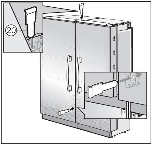 MIELE KF 1801 SF - Connect the appliances - 3