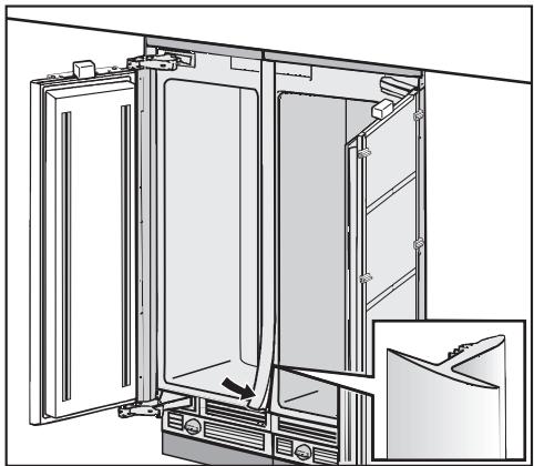 MIELE KF 1801 VI - Conexión de los aparatos - 4