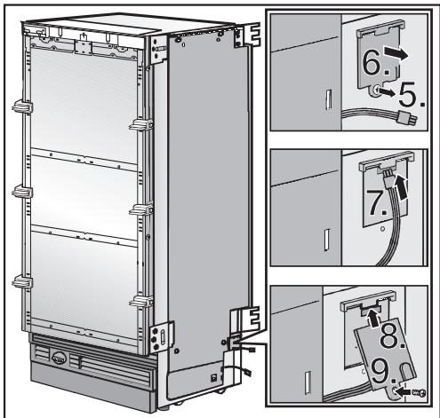 MIELE KF 1801 VI - Installation de la plaque de chauffage - 2