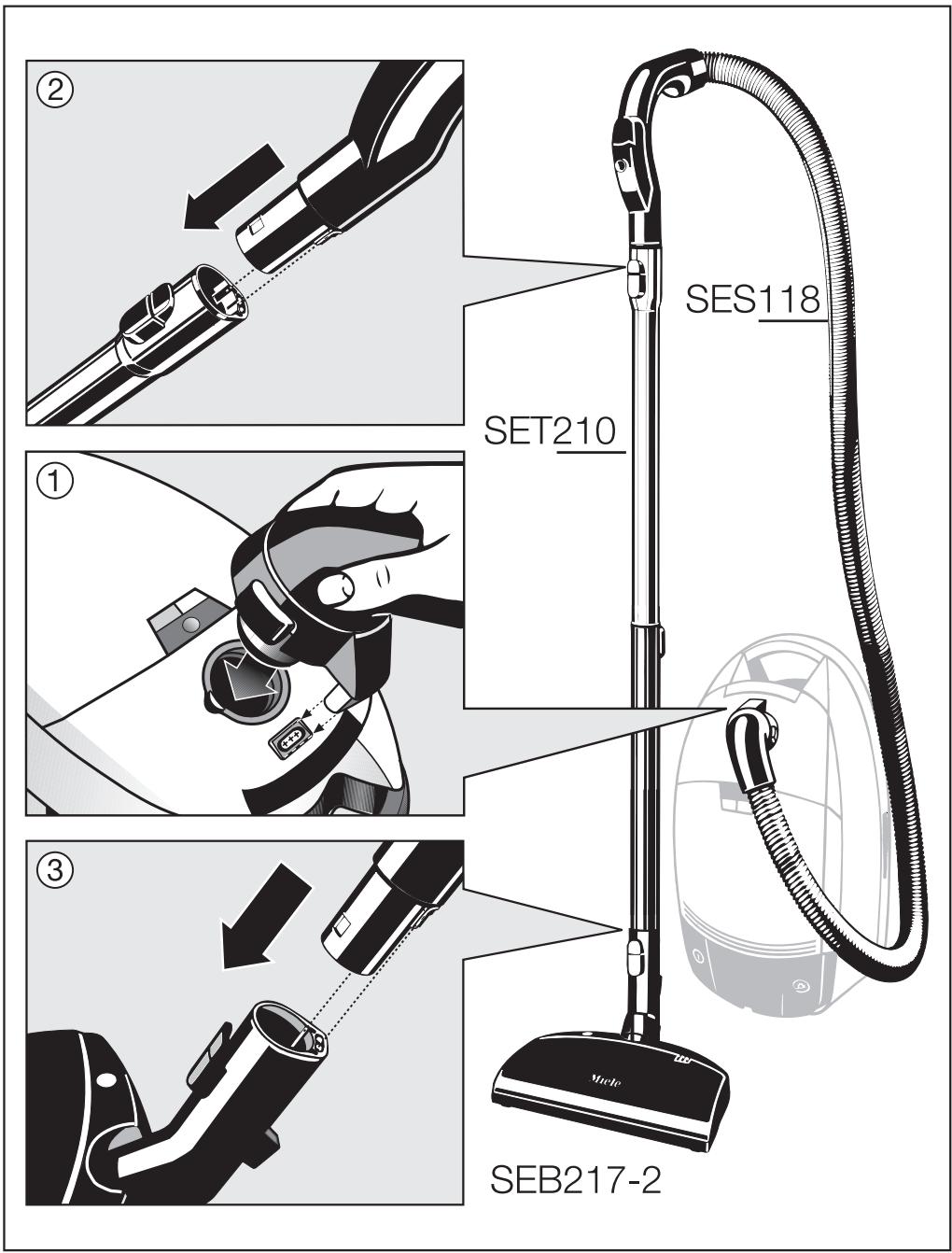 MIELE SEB 217-3 - Canister vacuums - 3