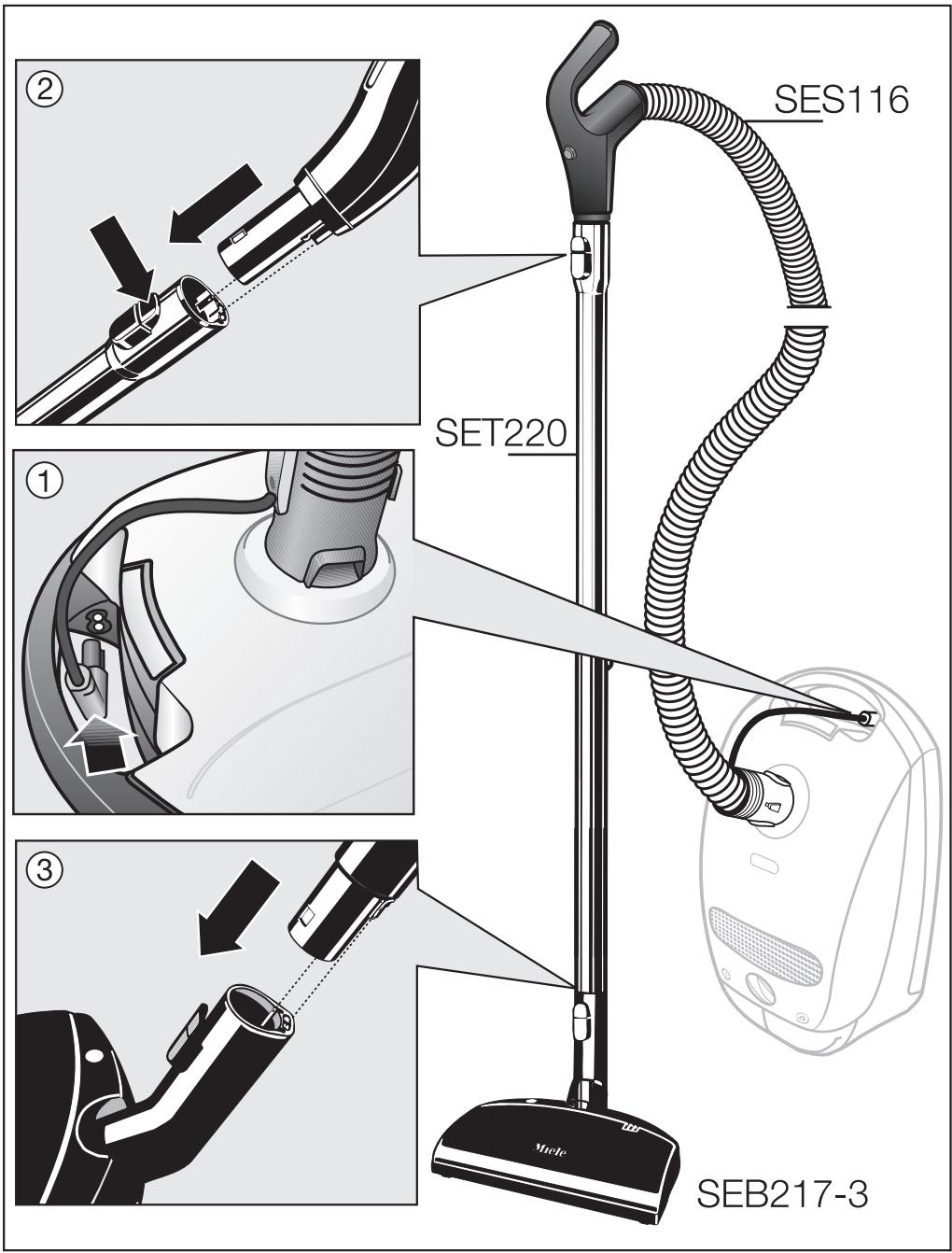 MIELE SEB 217-3 - Aspiradoras de trineo - 4