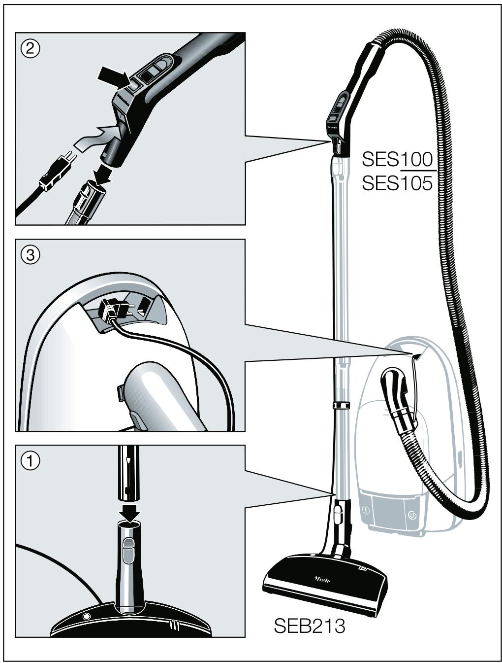 MIELE SEB 217-3 - Aspiradoras de trineo - 1