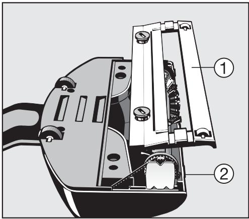 MIELE SEB 217-3 - Replacing the roller brush drive belt - 1