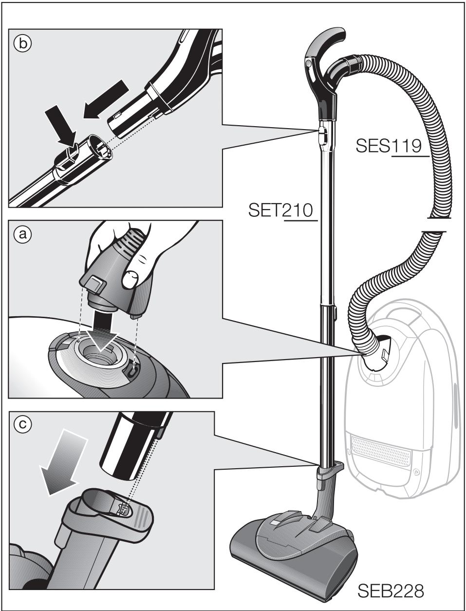 MIELE SEB 228 - Élimination des fils et des cheveux - 3