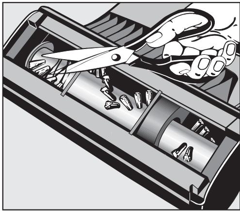 MIELE STB 101 TURBO MINI - Élimination des fils et cheveux - 1