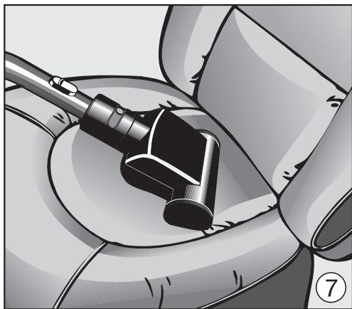 MIELE STB 101 TURBO MINI - Using the Hand Turbobrush - 1