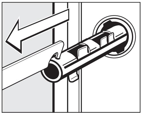 MIELE WT 2780 S - Démontage des sécurités de transport - 3