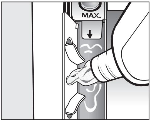 MIELE WT 2780 S - Adjonction automatique d'assouplissant, de produit de tenue ou d'amidon liquide - 1