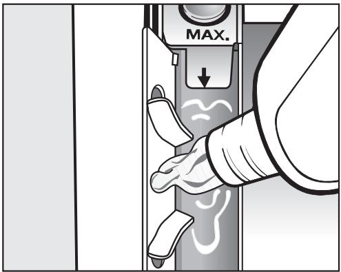 MIELE WT 2796 - Adjonction automatique d'assouplissant, de produit de tenue ou d'amidon liquide - 1