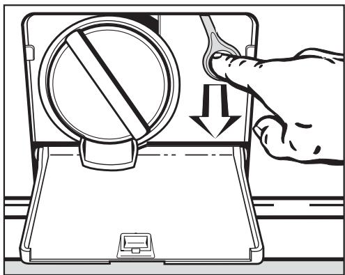 MIELE WT 2796 - Ouverture de la porte - 1