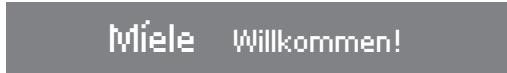 MIELE CVA 3660 - Enclencher I'appareil - 1