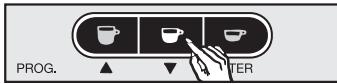 MIELE CVA 620 - Programmation de la quantité d'eau chaude activée ou désactivée - 5