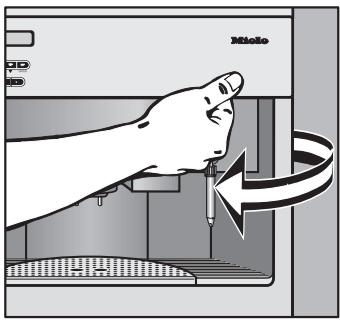 MIELE CVA 620 - Remplissage du réservoir d'eau - 2