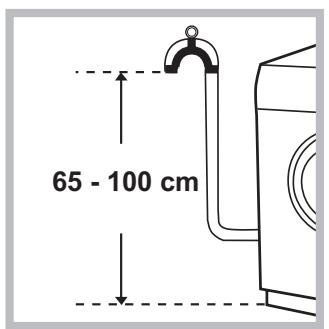 INDESIT IWD7168 - Collegamento del tubo di scarico - 1