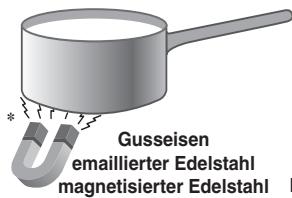 Gusseisen emaillierter Edelstahl magnetisierter Edelstahl