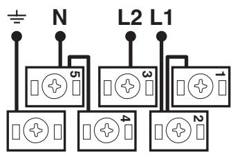 INDESIT KN6C61AWF - Fitting the power supply cable - 4