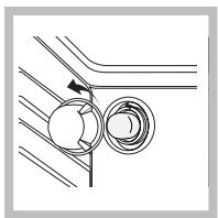 INDESIT KN6C61AWF - Replacing the oven light bulb - 1