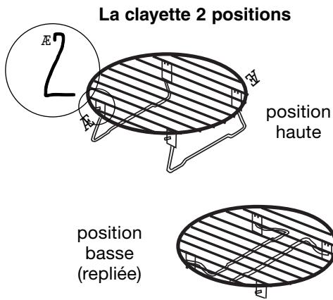 INDESIT MWHA212 - La clayette rabatable : - 1