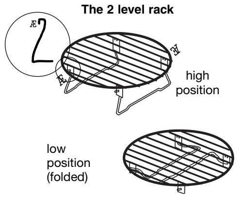 INDESIT MWHA212 - The folding rack : - 1