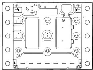 INDESIT PIM750AS - Scheme de fixation des crochets - 4