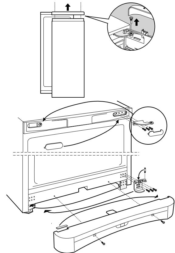 INDESIT UFAN300 - Reversibilidade da abertura das portas - 1