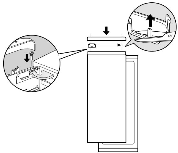 INDESIT UFAN300 - Réversibilité des portes - 2