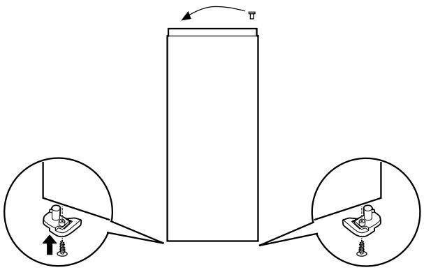 INDESIT UFAN300 - Reversibilità aperture porte - 2