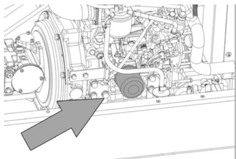 KARCHER KM 130 300 R D - Motorolie en motoroliefilter wisselen Voorzichtig - 2