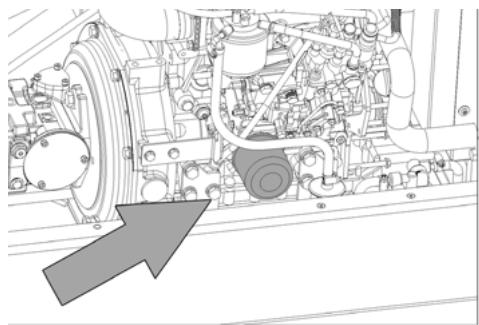 KARCHER KM 130 300 R D - Motoröl und Motorölfilter wechseln Vorsicht - 2