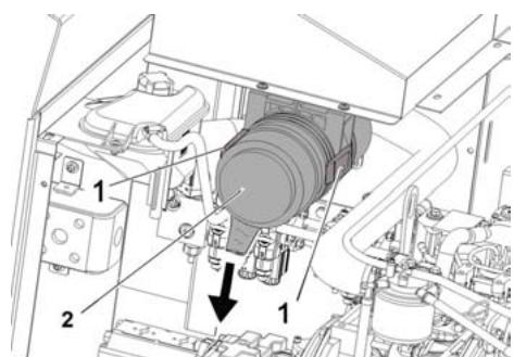 KARCHER KM 130 300 R D - Luftfilter prüfen und wechseln - 1