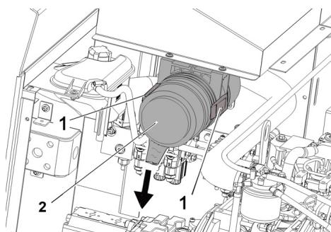 KARCHER KM 150 500 R D - Vérification et échange du filtré à air - 1