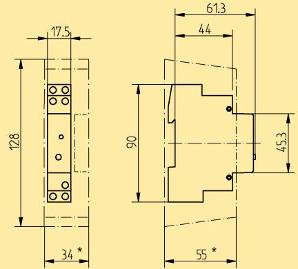 THEBEN CATALOGUE 2007 - Dimensions selon DIN 43 880 - 1
