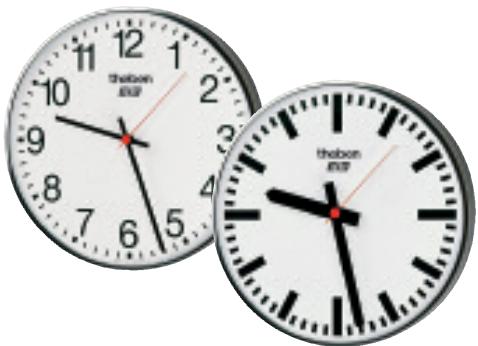 THEBEN CATALOGUE 2007 - Horloges murales monofaces - 1